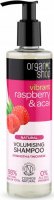 ORGANIC SHOP - NATURAL VOLUMISING SHAMPOO - Vibrant Raspberry & Acai - Zwiększający objętość szampon do włosów - Malina i jagody - 280 ml