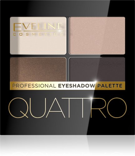Eveline Cosmetics - QUATTRO - Professional Eyeshadow Palette - Palette of 4 eye shadows - 09
