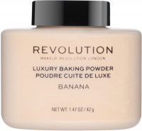 MAKEUP REVOLUTION - BAKING POWDER - Sypki puder bananowy 