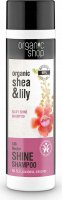 ORGANIC SHOP - SILKY SHINE SHAMPOO - Glossy hair shampoo shea butter and water lily - Silk Nectar - 280 ml