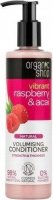 ORGANIC SHOP - Natural Volumising Conditioner- Vibrant Raspberry & Acai - Odżywka do włosów zwiększająca objętość - Malina i jagody - 280 ml