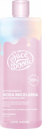 BodyBoom - Face Boom - MICELAR WATER - Oczyszczająca woda micelarna - 500 ml