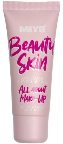 MIYO - LONGLASTING BEAUTY SKIN - Podkład nawilżający z kwasem hialuronowym i witaminami - 03 - NUDE