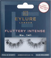 Eylure - FLUTTERY INTENSE - NO. 141 - Eyelashes + Glue - Double Volume Effect - 6001330N
