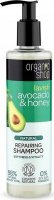 ORGANIC SHOP - NATURAL REPAIRING SHAMPOO - Lavish Avocado & Honey - Regenerative hair shampoo - Avocado and honey - 280 ml
