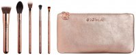 Sigma® - ICONIC BRUSH SET - 5 ROSE GOLD BRUSHES + BEAUTY BAG - Set of 5 make-up brushes + cosmetic bag