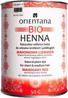 ORIENTANA - BIO HENNA - 100% Natural vegetable hair dye for short and semi-long hair - Mahogany Red - 50 g