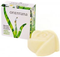 ORIENTANA - SOLID MASSAGE BAR - 100% natural ankle body lotion - Jasmine and Green Tea - 60 g