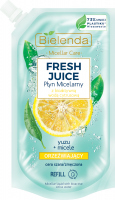 Bielenda - Micellar Care - Fresh Juice - Orzeźwiający płyn micelarny do cery szarej i zmęczonej - Yuzu - WKŁAD - 500 ml