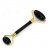 LashBrow - Obsidian roller / face massager - Premium Black + SILICONE CASE