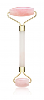 Lash Brow - Akrylowy roller / masażer do twarzy - Różowy kwarc Premium + SILIKONOWY POKROWIEC