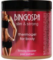 BINGOSPA - Slim & Strong Thermogel for Body - Termożel do ciała z kompleksem ujędrniającym i borowiny - 250 g