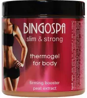 BINGOSPA - Slim & Strong Thermogel for Body - Termożel do ciała z kompleksem ujędrniającym i borowiny - 250 g
