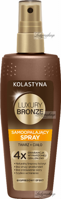 KOLASTIN - LUXURY BRONZE Self-tanning spray face + body - 150 ml