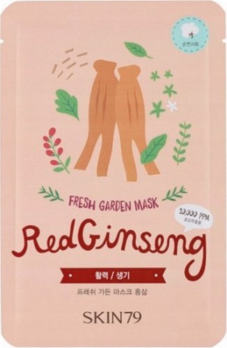 Skin79 - FRESH GARDEN MASK - Maska do twarzy w płacie - Red Ginseng